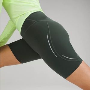 Lululemon Base Pace High-Rise Reflective Short 8" (size 10) color Smoked Spruce